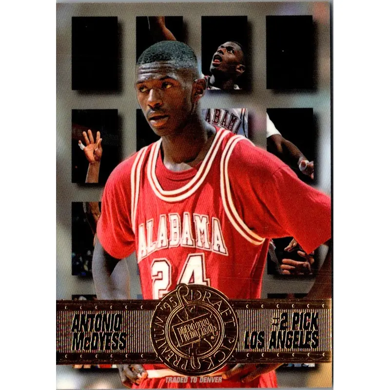 1995 Press Pass Premium Draft Picks Die Cuts Red Antonio McDyess #30