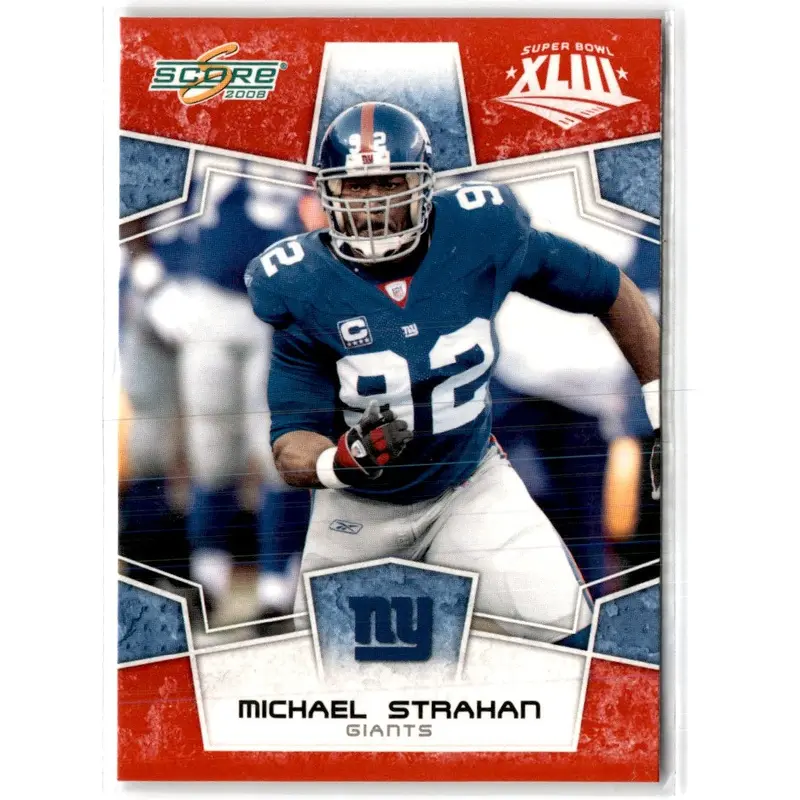2008 Score Super Bowl XLIII Michael Strahan #214