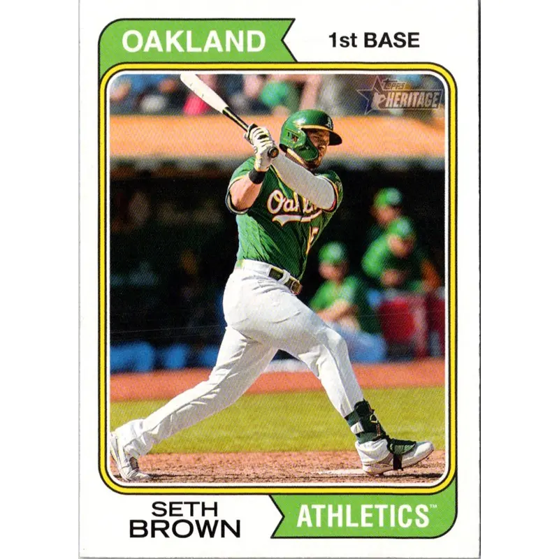 2023 Topps Heritage Seth Brown #279