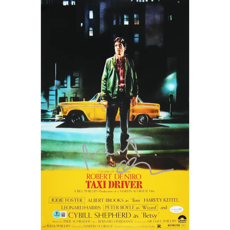 Robert De Niro Taxi Driver Authentic Signed 11x14 Vertical Photo BAS #BT67943