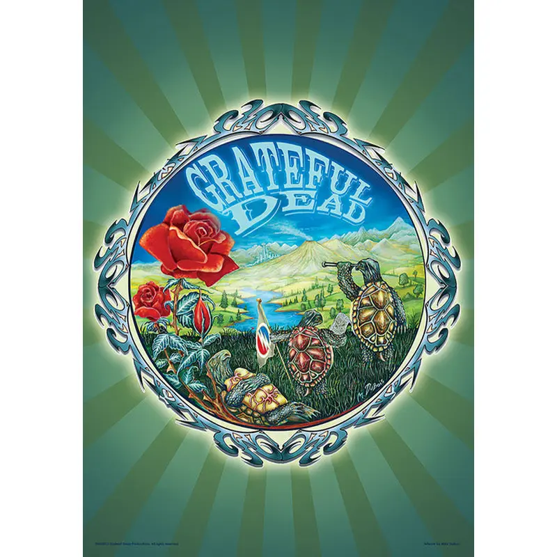 Grateful Dead "Terrapins" by Mike DuBois (2004) Rock Music 24x36 Art Poster