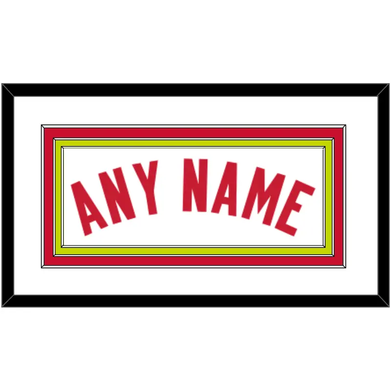 Atlanta Name - Home White (2015-2017) - Triple Mat 1