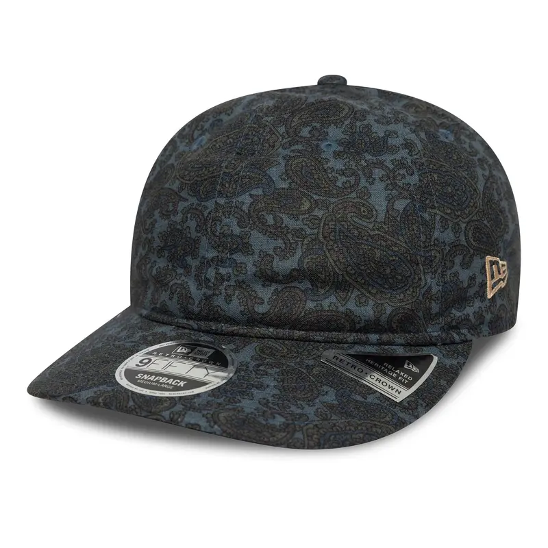 New Era Paisley Navy Retro Crown 9FIFTY Adjustable Cap