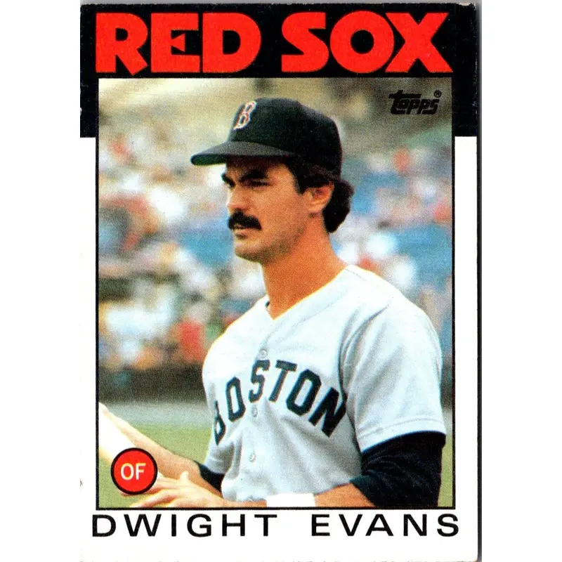 1986 Topps Dwight Evans #60