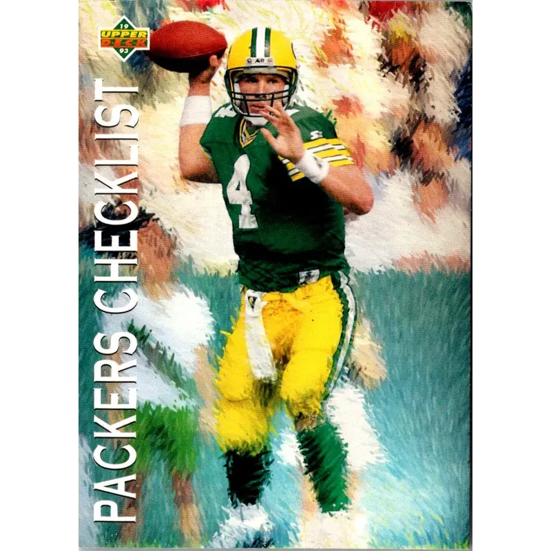 1993 Upper Deck Packers Checklist #82