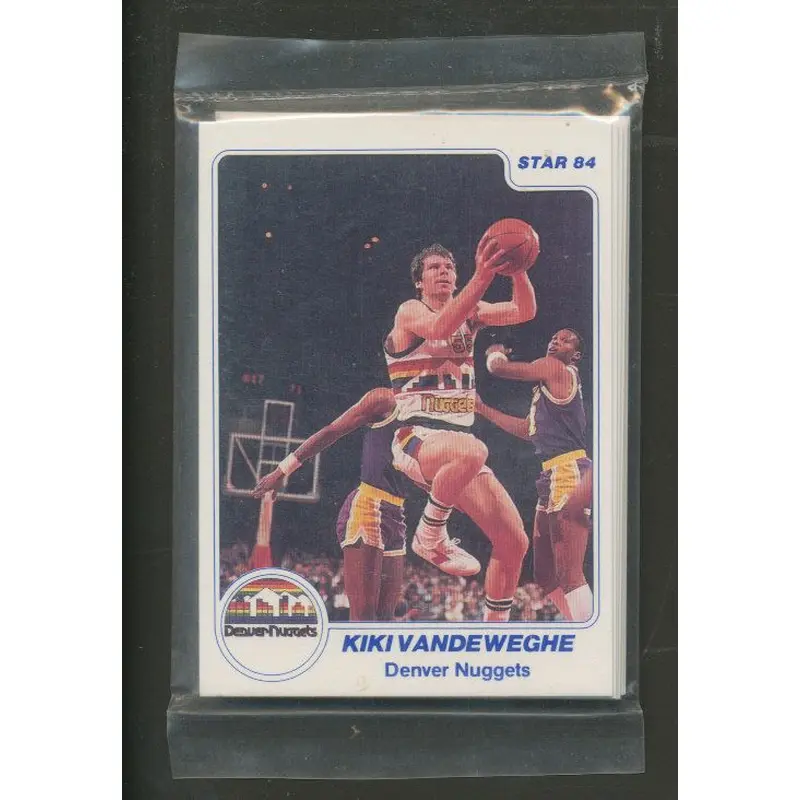 1983/84 Star Basketball Nuggets Complete Bagged Set