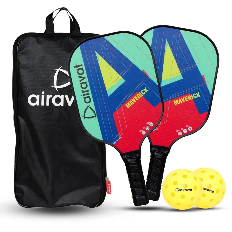 MAVERICK PICKLEBALL PADDLE 7410 SET  Airavat | Kibi Sports