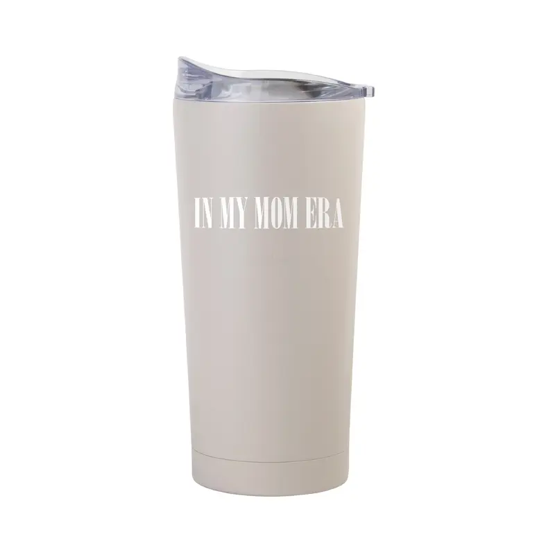 Mothers Day In My Mom Era Sand 20oz Powder Coat Tumbler
