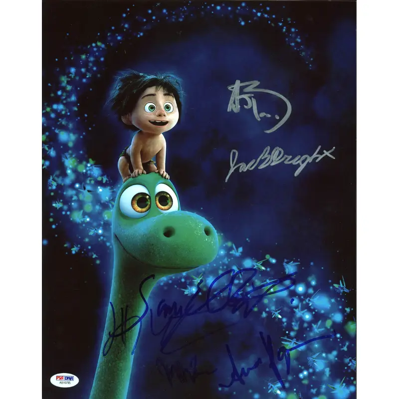The Good Dinosaur (Anna Paquin, Sam Elliott, +4) Signed 11X14 Photo PSA #AB10795