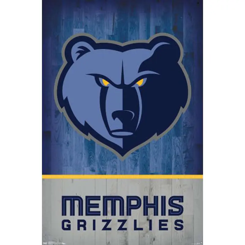 Memphis Grizzlies NBA Basketball Official Team Logo Poster - Trends International