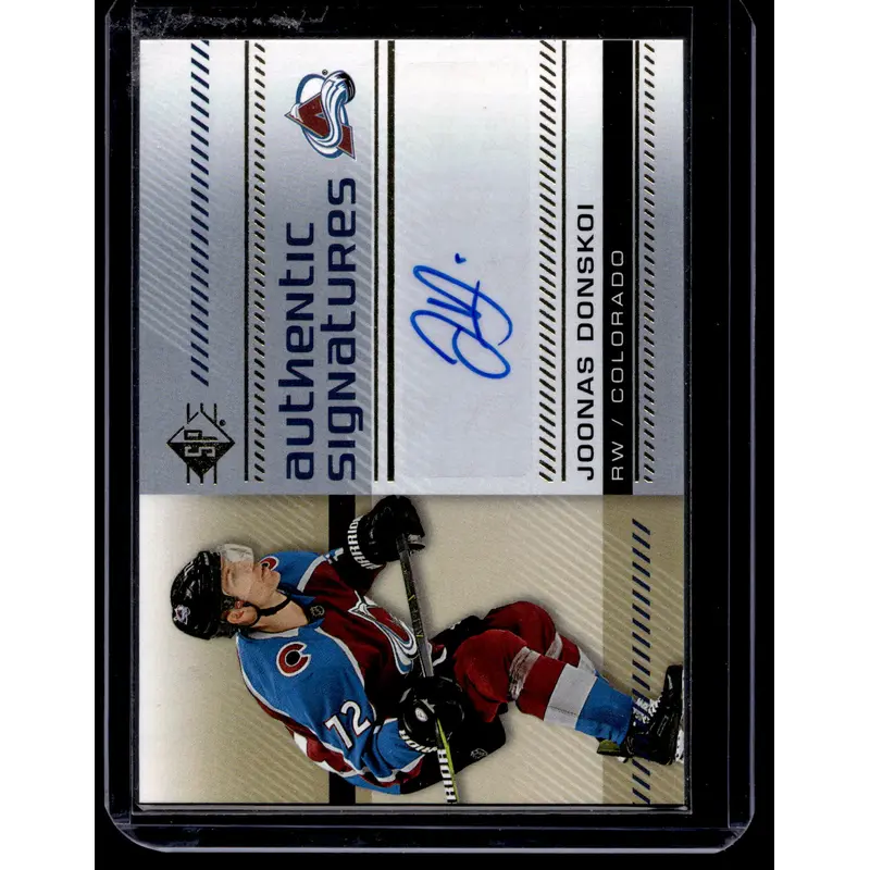 2019-20 Upper Deck SP - Authentic Signatures - Joonas Donskoi #AS-JD
