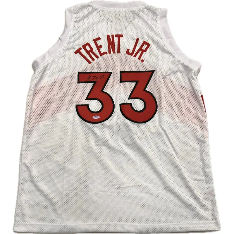 Gary Trent Jr. Signed Jersey PSA/DNA Toronto Raptors Autographed