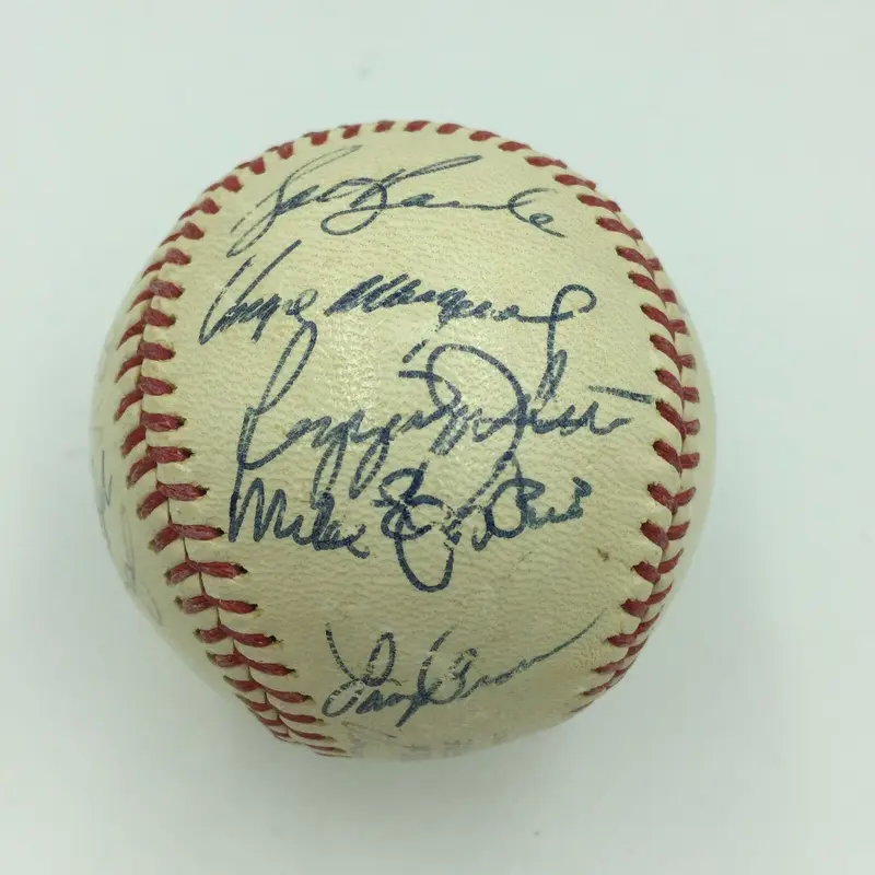 1972 Oakland A's Athletics World Series Champs Team Signed Baseball JSA COA