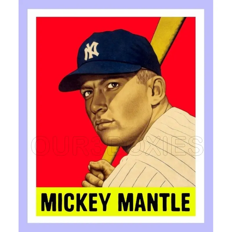 Mickey Mantle 1948 Leaf Custom Card - 3953