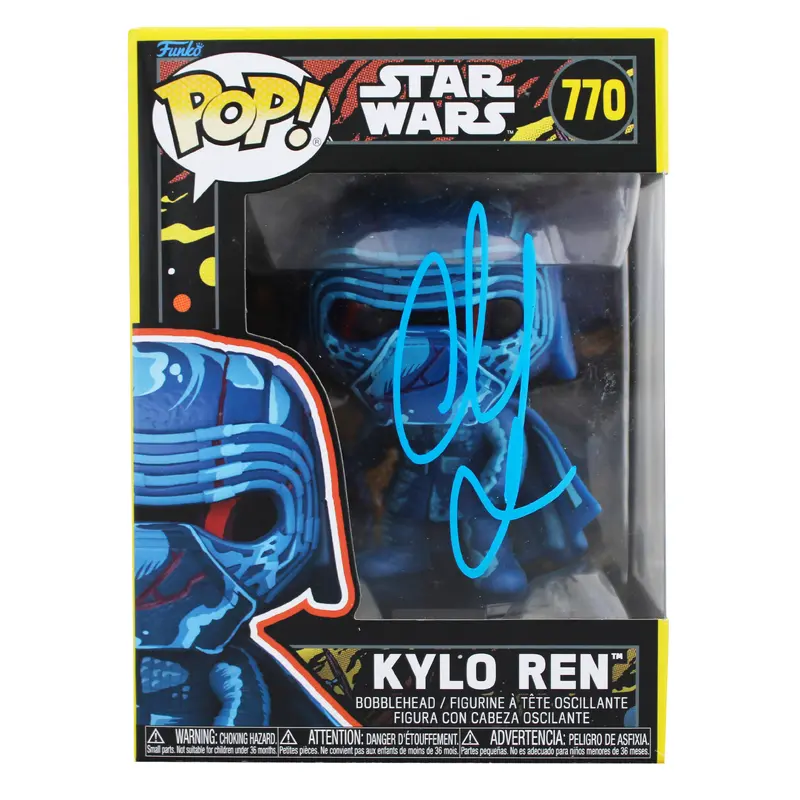 Christian Slater Star Wars Signed Kylo Ren #770 Funko Pop Vinyl Figure JSA