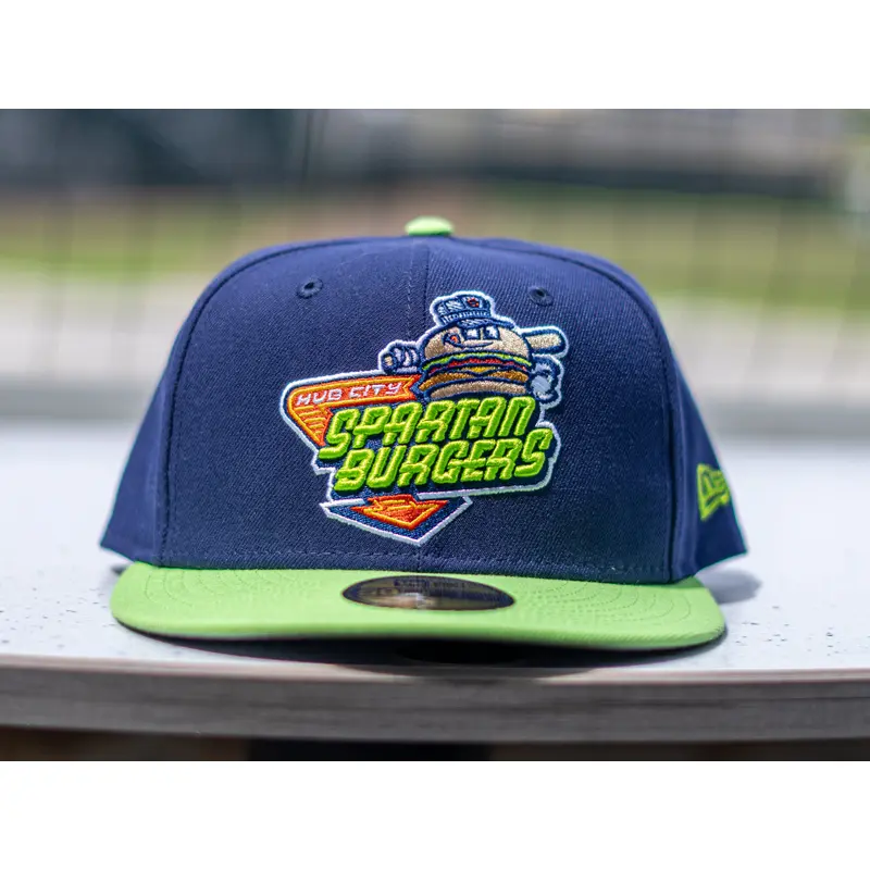 5950 Nvy/Grn Primary Logo Fitted Hat