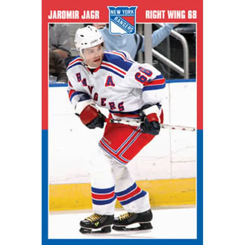 Jaromir Jagr "Action" New York Rangers Poster - Costacos 2005