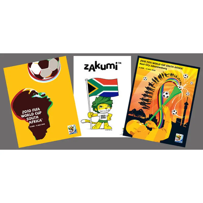 World Cup South Africa 2010 Official 3-Poster Combo - FIFA Originals