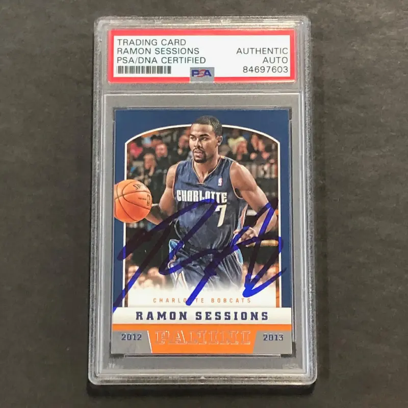 2012-13 Panini Basketball #138 Ramon Sessions Signed AUTO PSA Slabbed Bobcats