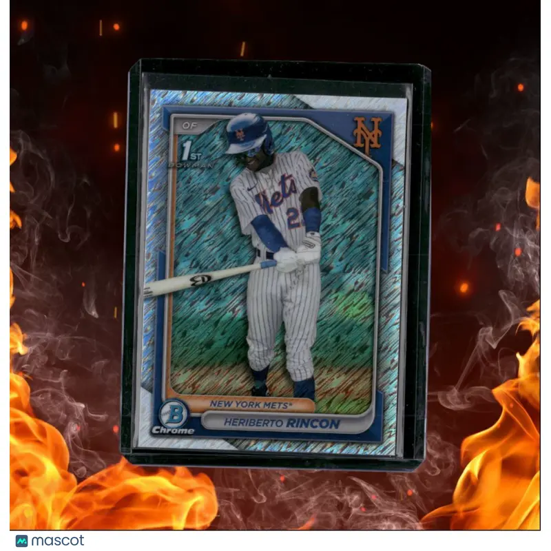 2024 Bowman Chrome Heriberto Rincon 1st Prospect Shimmer Refractor #BCP-172