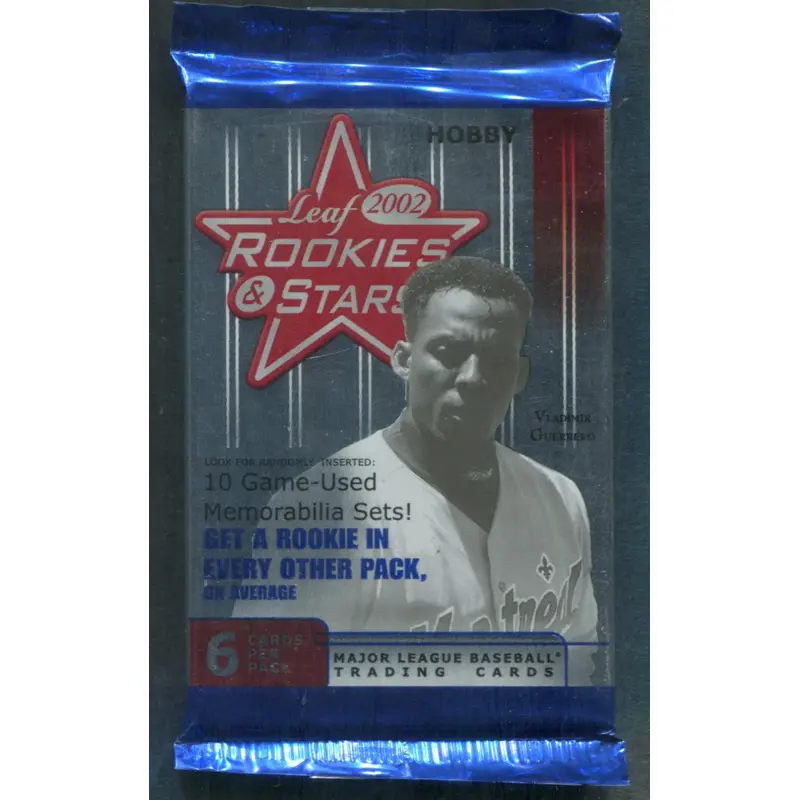 2002 Leaf Rookies & Stars Baseball Unopened Pack (Hobby) (6)