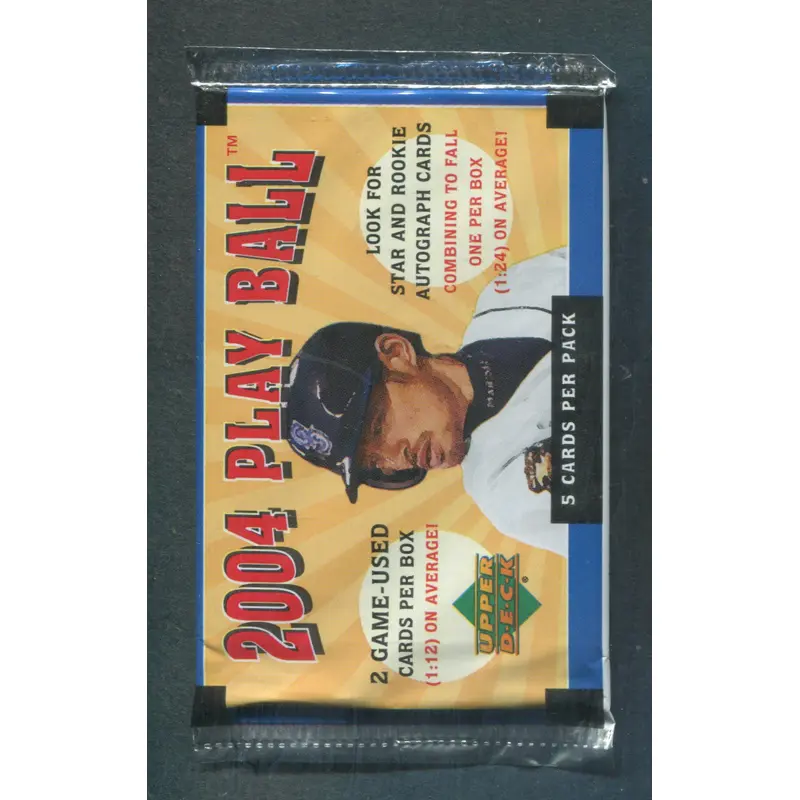 2004 Upper Deck Play Ball Baseball Unopened Pack (5)
