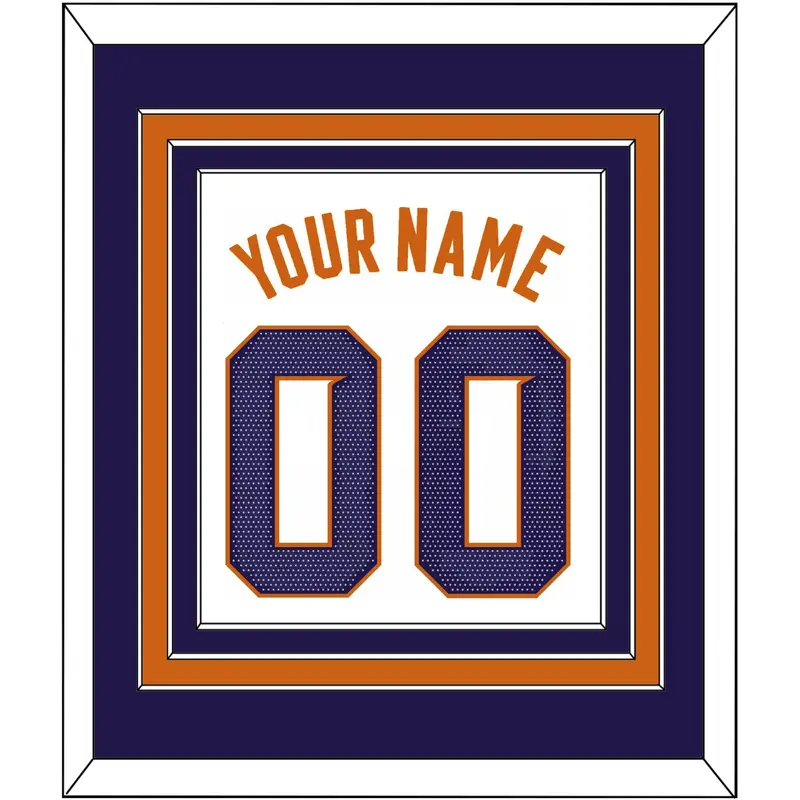Phoenix Name & Number - White Association (2017-2023) - Triple Mat 2