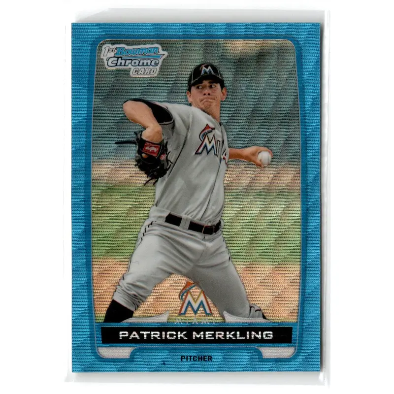 2012 Bowman Draft Picks & Prospects Chrome Patrick Merkling #BDPP136