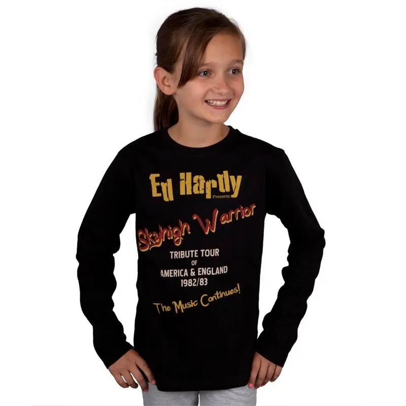 Ed Hardy - Tribute Tour 1982/83 Girls Youth Long Sleeve