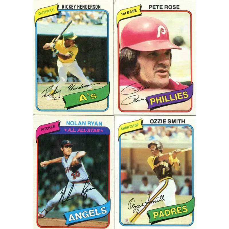 1980 Topps Baseball Complete Set EX NM (726) (23-103)