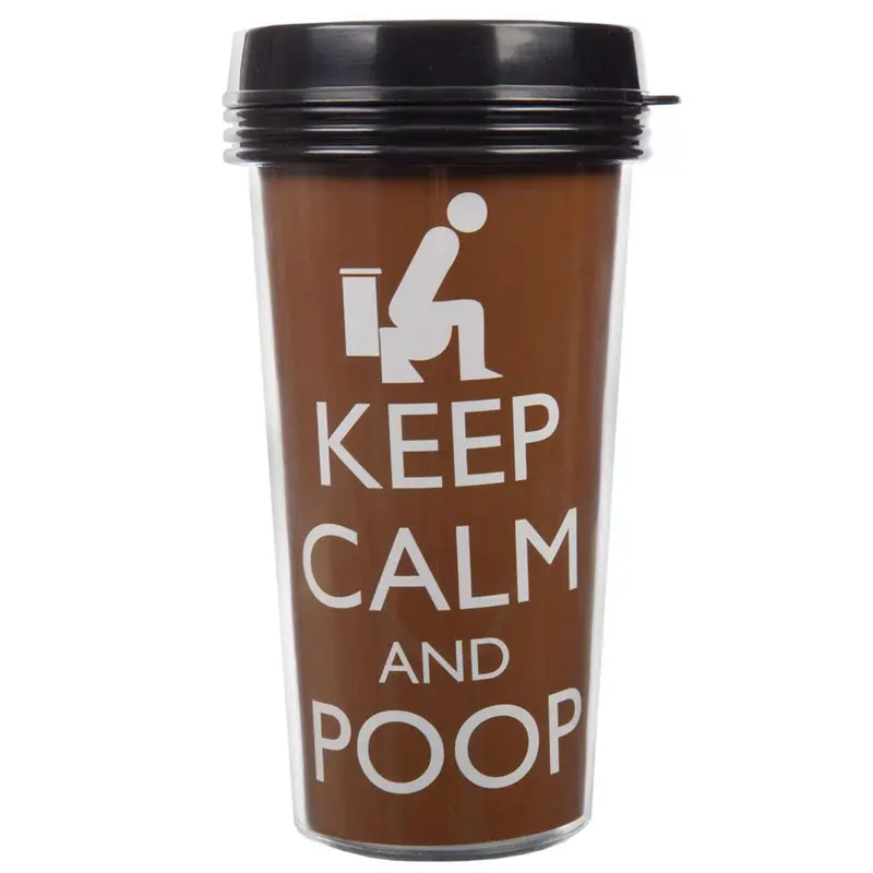 Keep Calm And Poop Travel Mug