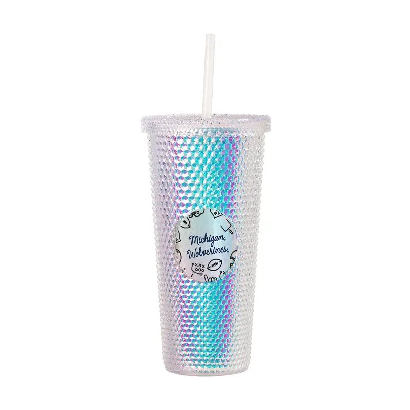 Michigan 24oz Playmaker Iridescent Stud Tumbler