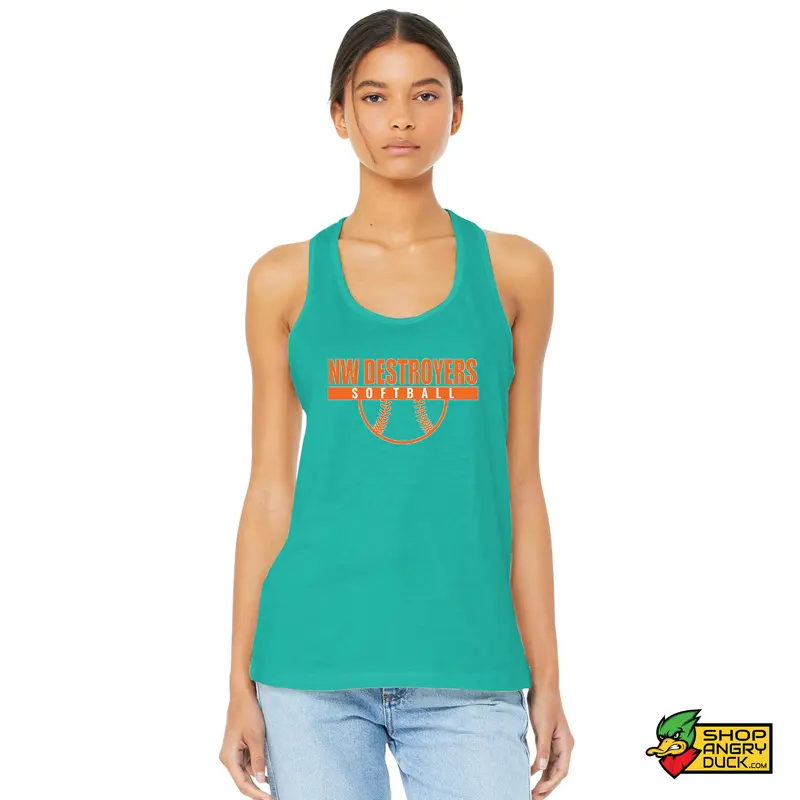 Northwest Destoyers Softball Ladies Racerback Tank