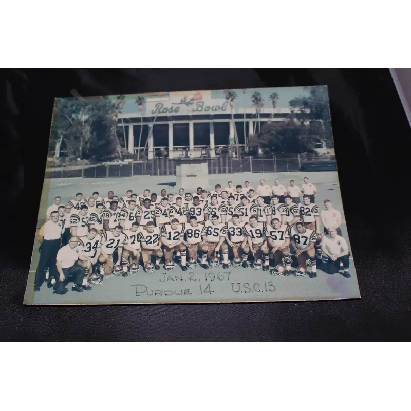 1967 Purdue University Football Rose Bowl Photo
