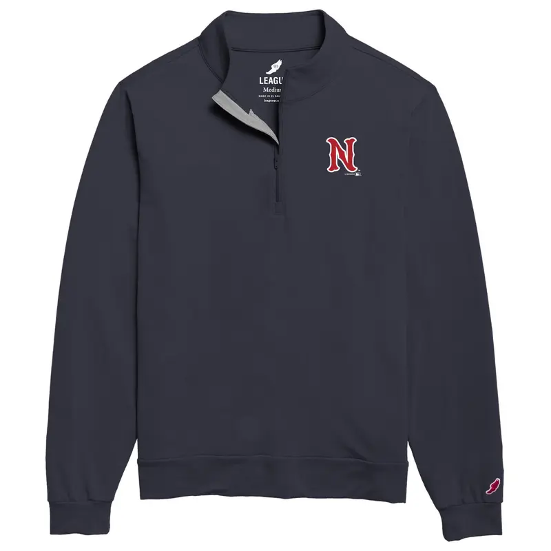 Nashville Sounds League Navy All Day 1/4 Zip N Logo Pullover