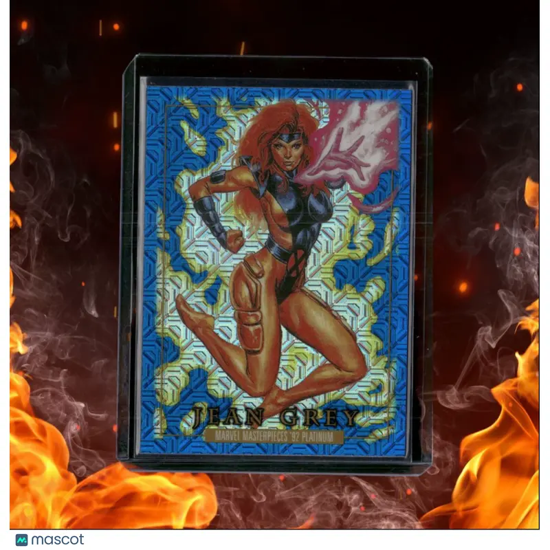 2024 Marvel Masterpieces '92 Platinum Jean Grey Blue Traxx #46