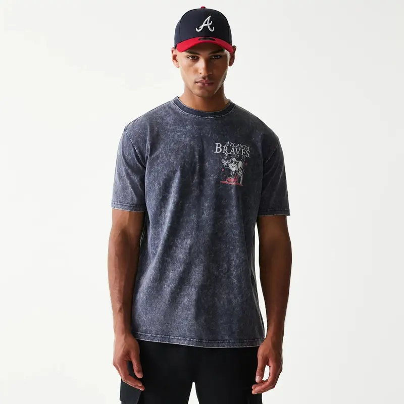 Atlanta Braves MLB Character Navy T-Shirt