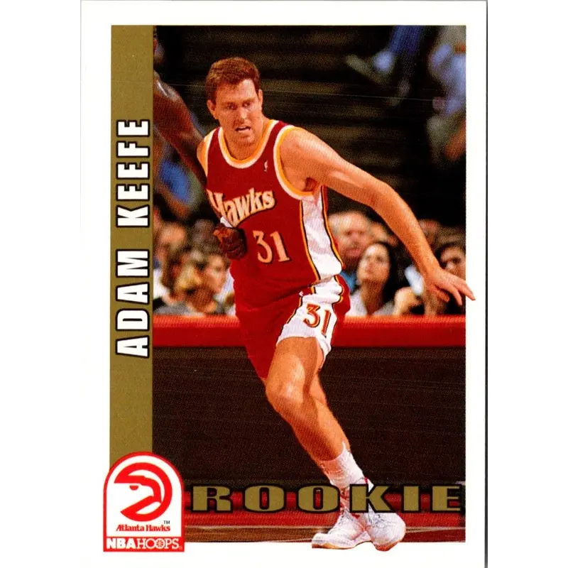 1992 Hoops Adam Keefe #352 Rookie