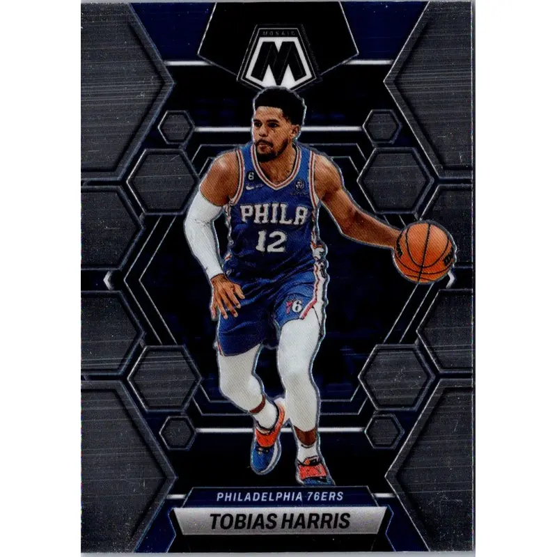 2022 Panini Mosaic Blue Tobias Harris #28