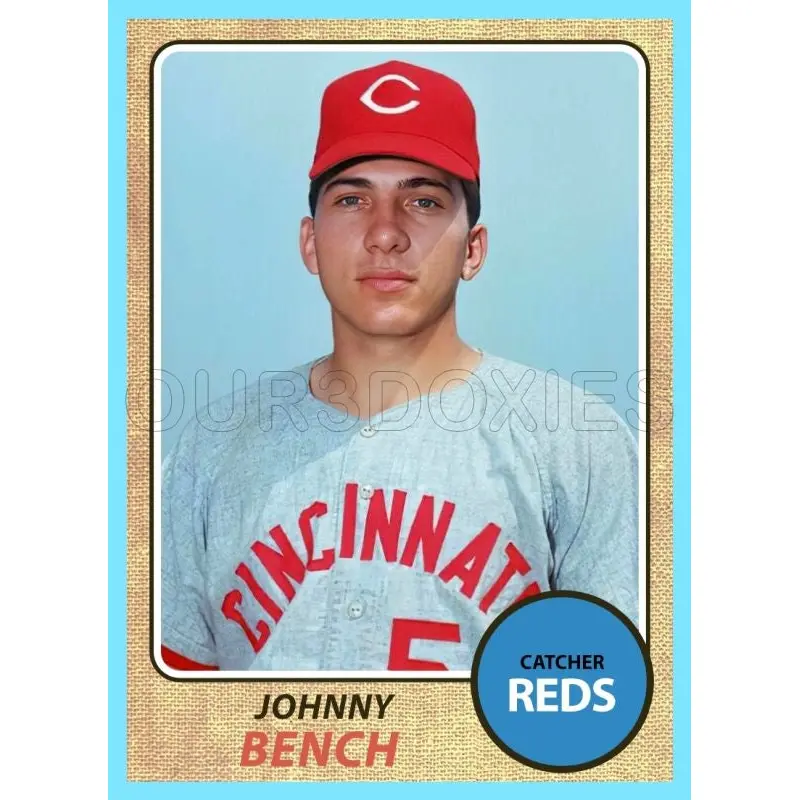 Johnny Bench 1968 Topps Custom Card - 4498