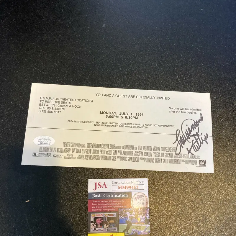 Lou Diamond Phillips Signed Autographed Photo With JSA COA