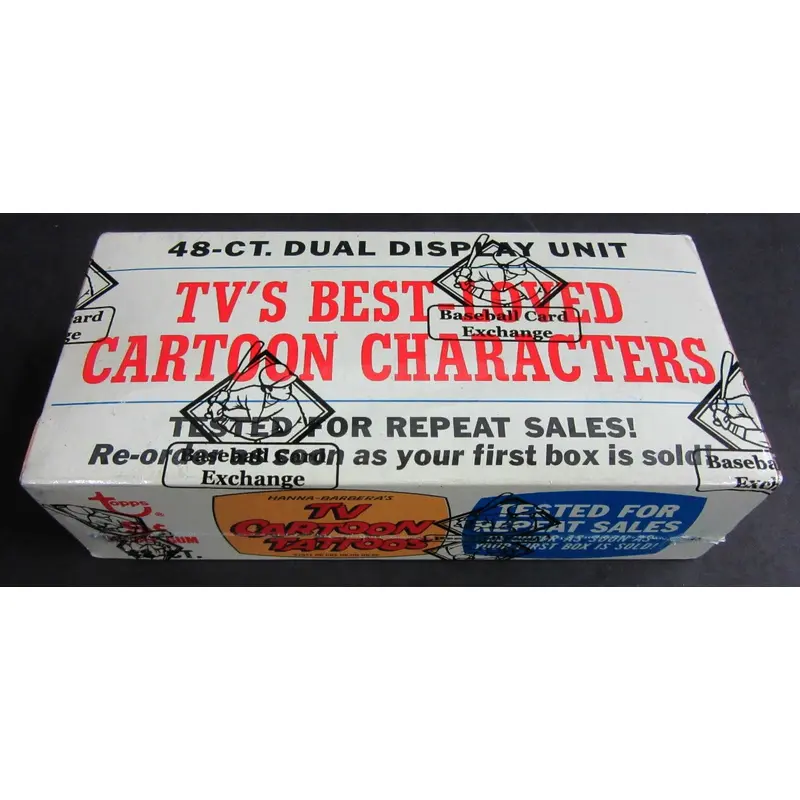 1971 Topps TV Cartoon Tattoos Unopened Dual Wax Box (BBCE)