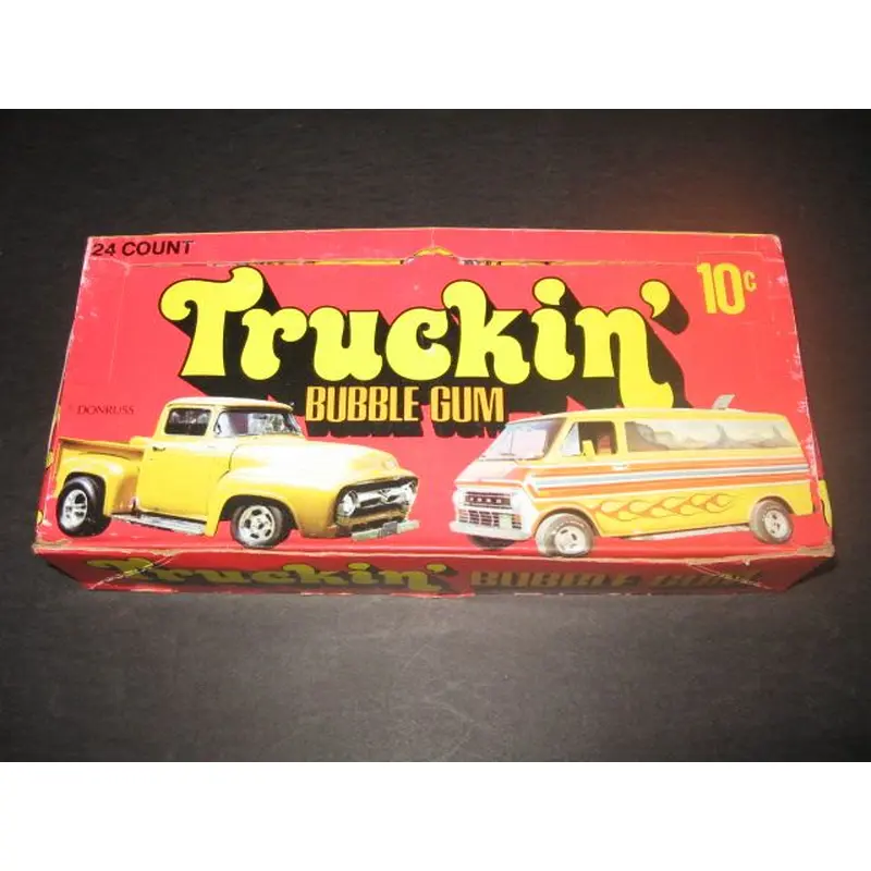1973 Donruss Truckin Unopened Wax Box