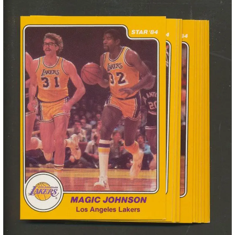 1983/84 Star Basketball Lakers Complete Bagged Set