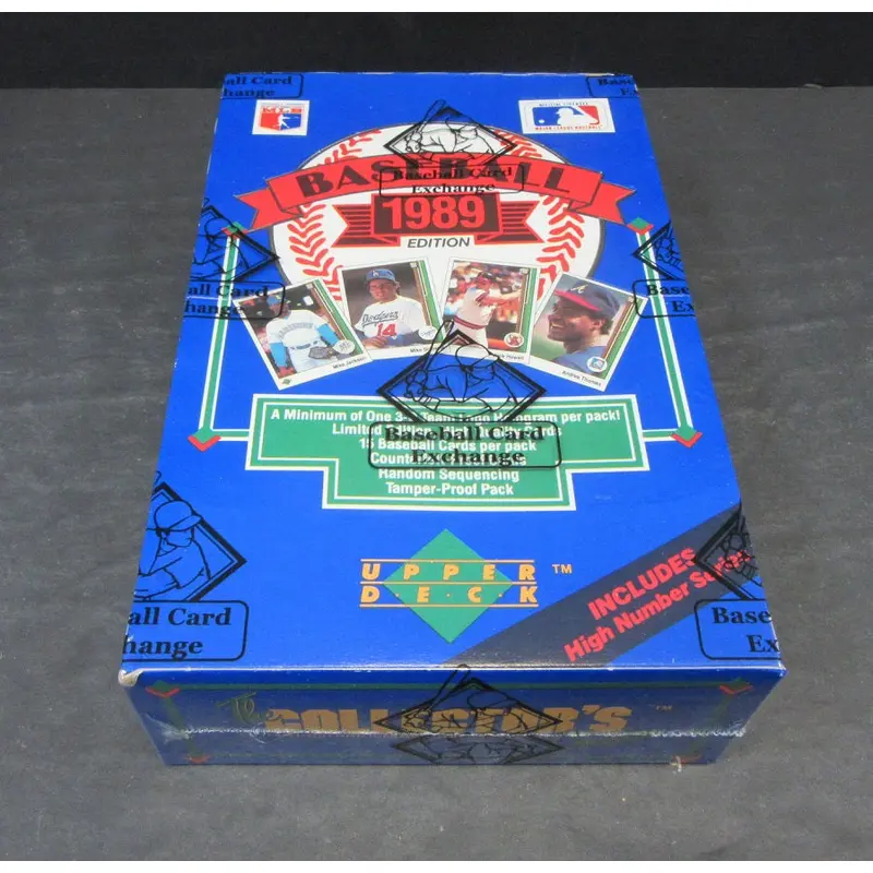 1989 Upper Deck Baseball High Series Box (Authenticate)