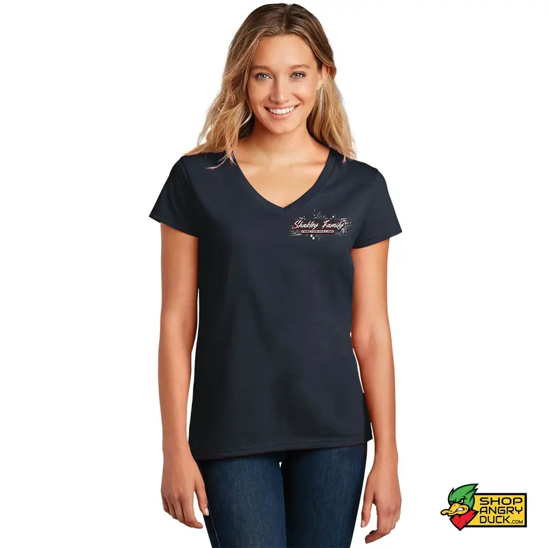 Homestead Hand Me Down Ladies V-Neck T-Shirt