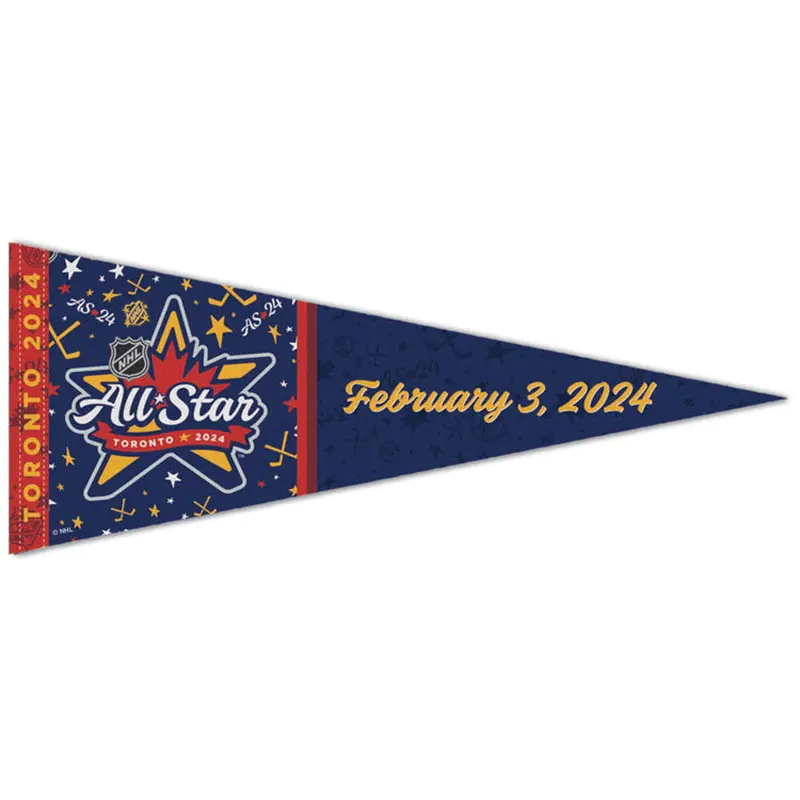 NHL All-Star Game 2024 (Toronto) Official Premium Felt Collector's Pennant - Wincraft