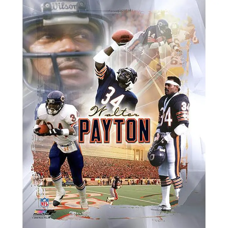 Walter Payton "Legend" Chicago Bears Premium Poster Print - Photofile Inc.