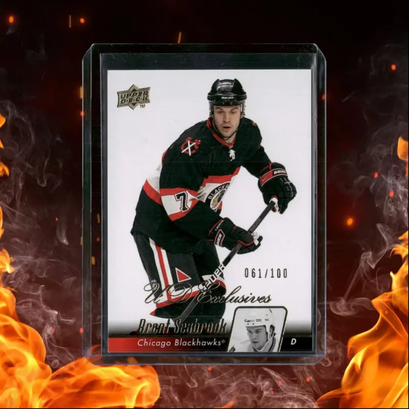 2010-11 Upper Deck Brent Seabrook UD Exclusives 061/100 #157