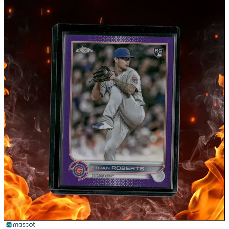 2022 Topps Chrome Update Ethan Roberts Purple Rookie #USC31